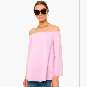 Tuckernuck Lilac Miranda Off the Shoulder Blouse